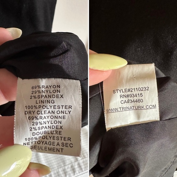 Trina Turk Sheath Dresses | Trina Turk Designer Black Dress | Little Black Dress - Picture 8 of 8